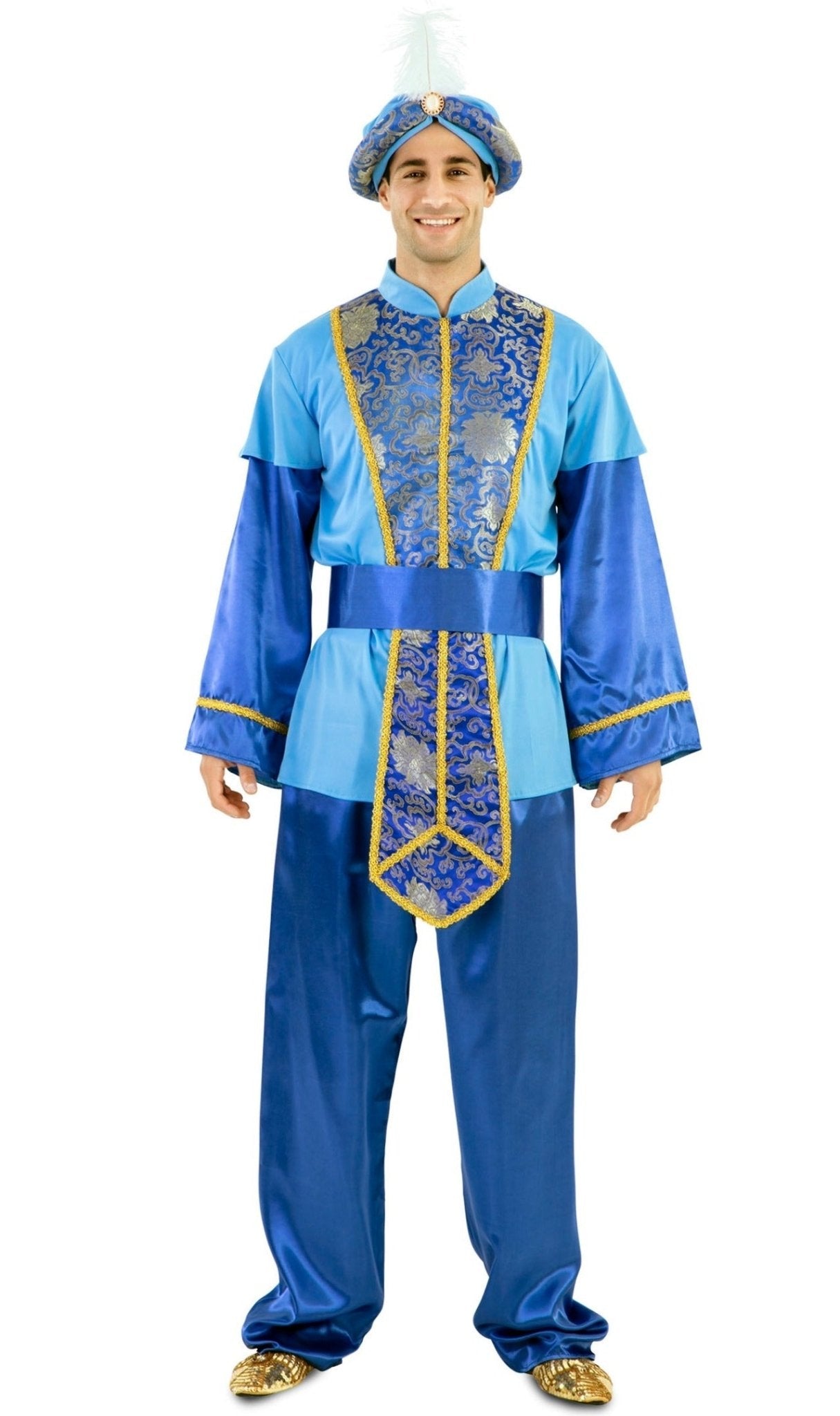 Fatos de casal de Rei Mago Melchior e Pajem Lux