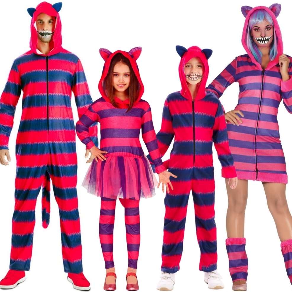 Fatos de grupo de Gato Chesire