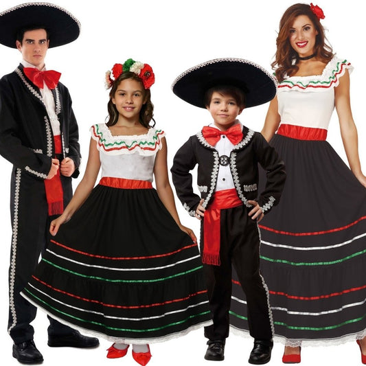 Fatos de grupo de Mexicano