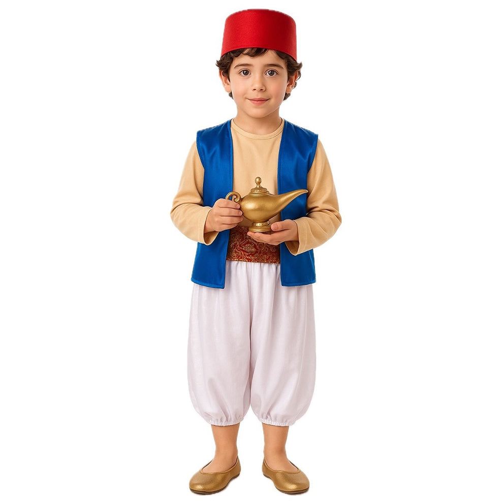 Fato de Aladino com Faixa para menino