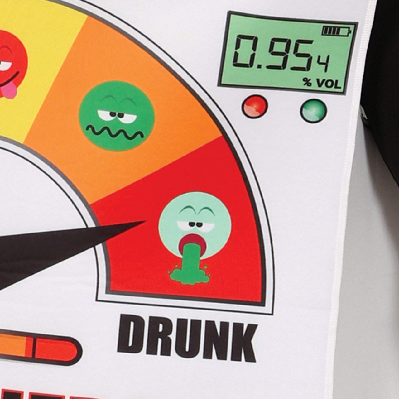 Fato de Alcoolímetro Divertido para adulto