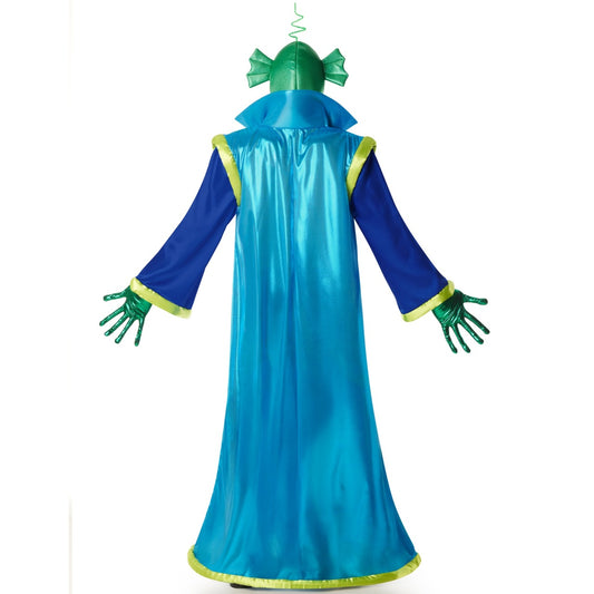 Fato de Alien Cosmos Azul para adulto