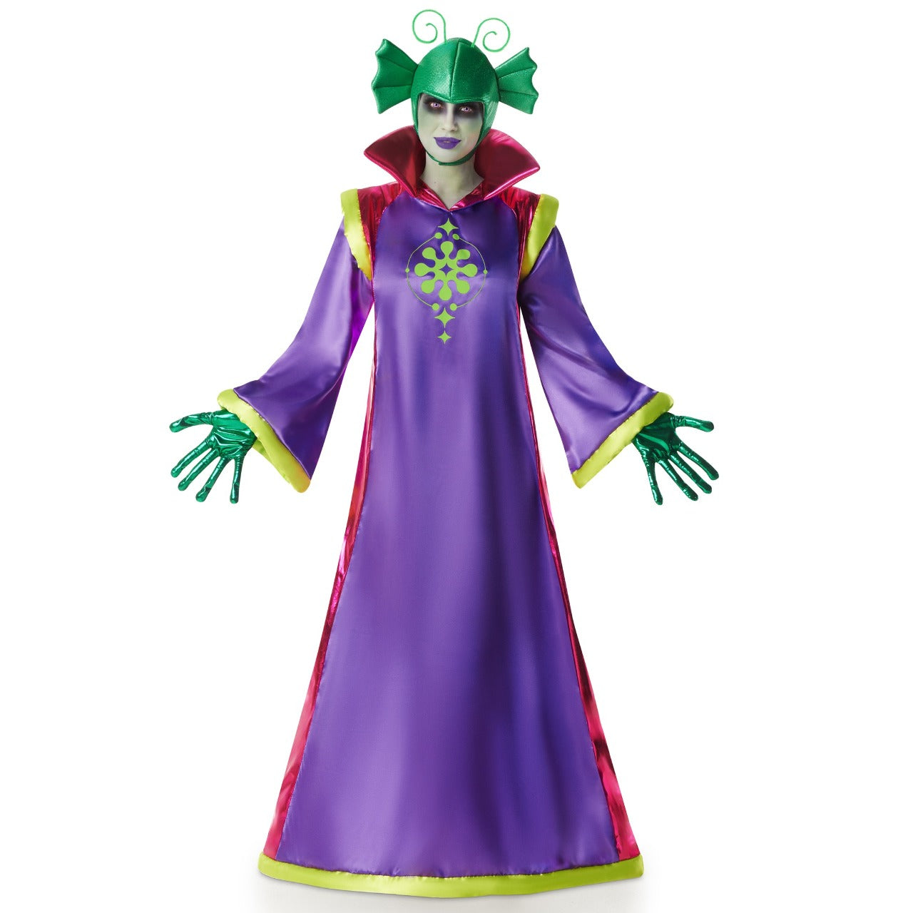 Fato de Alien Cosmos Roxo para adulto