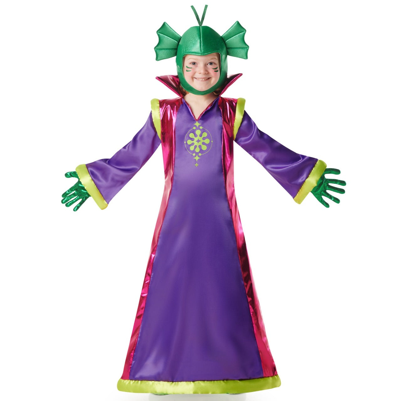 Fato de Alien Cosmos Roxo infantil