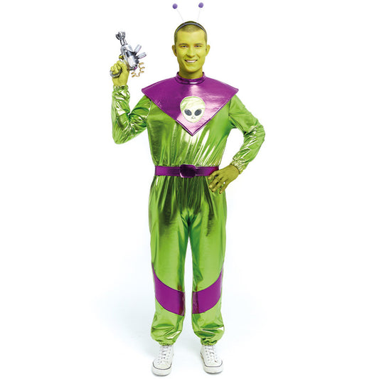 Fato de Alienígena verde para homem