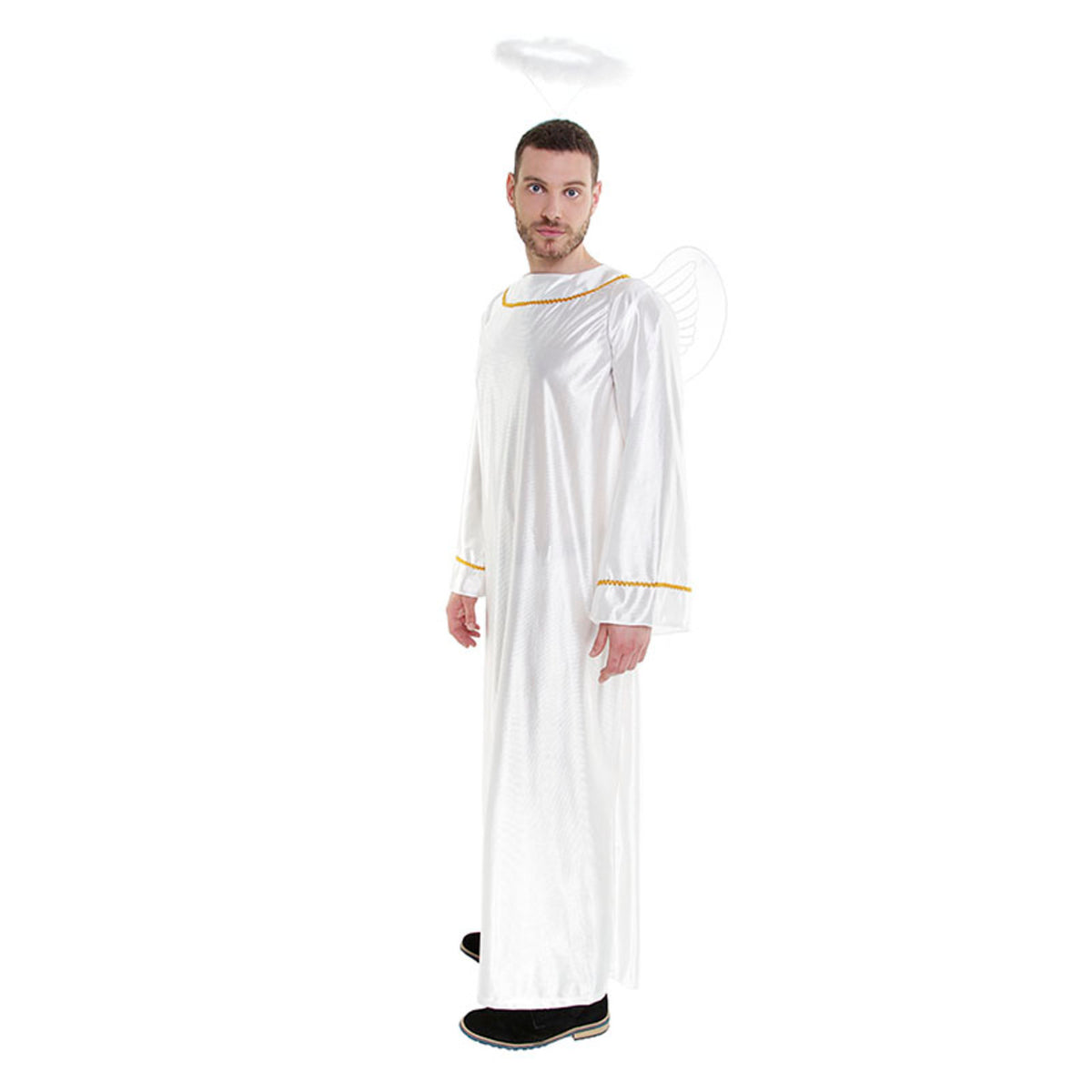 Fato de Anjo Branco para adulto