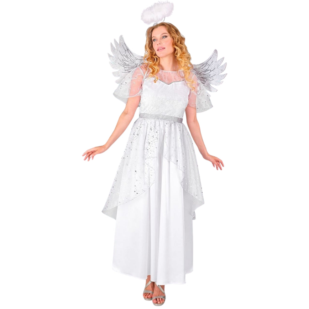 Fato de Anjo Deluxe para mulher