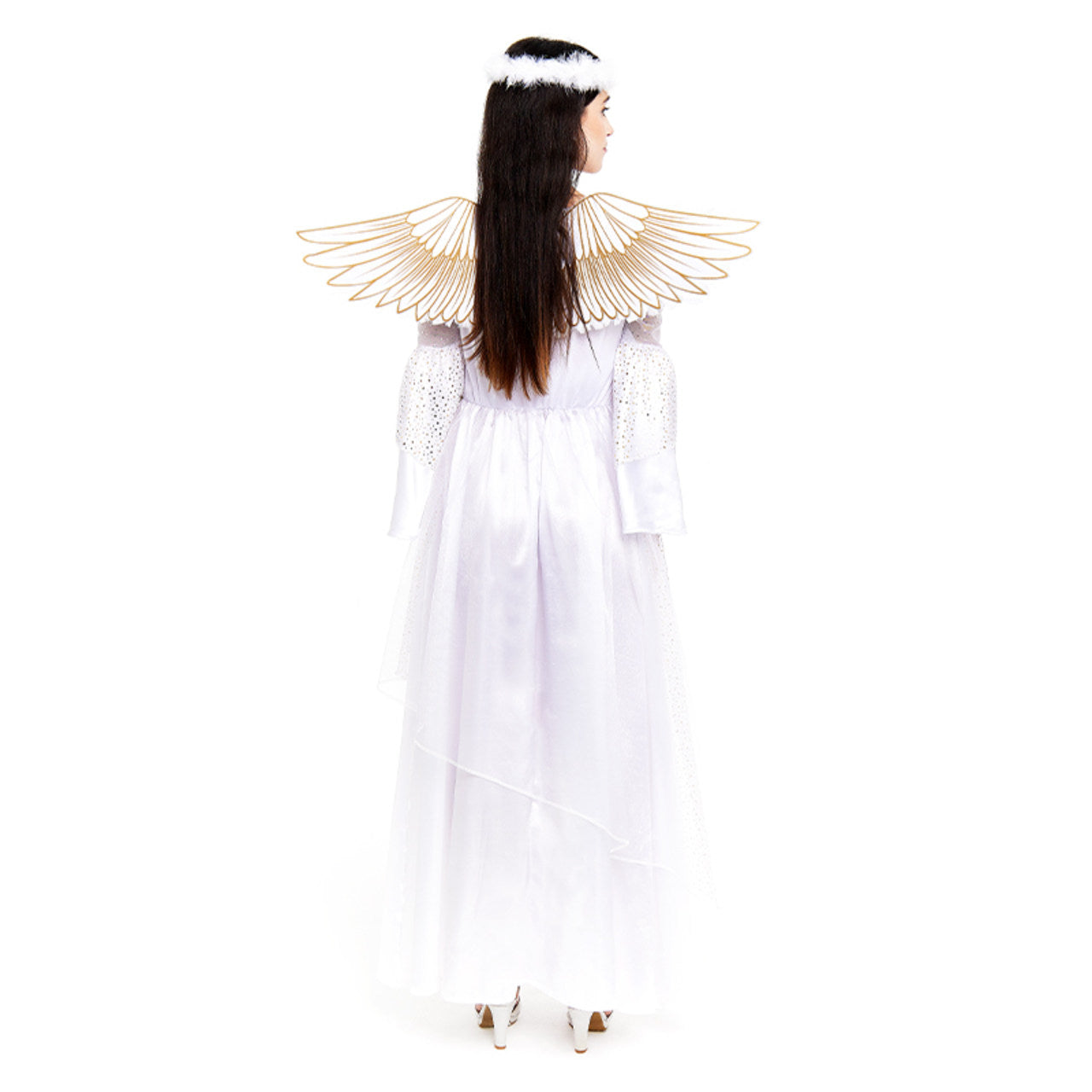 Fato de Anjo Fantasia para mulher
