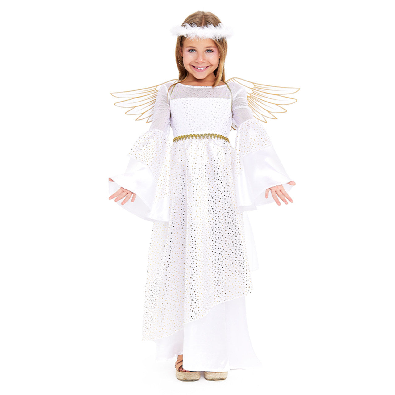 Fato de Anjo Fantasia para menina