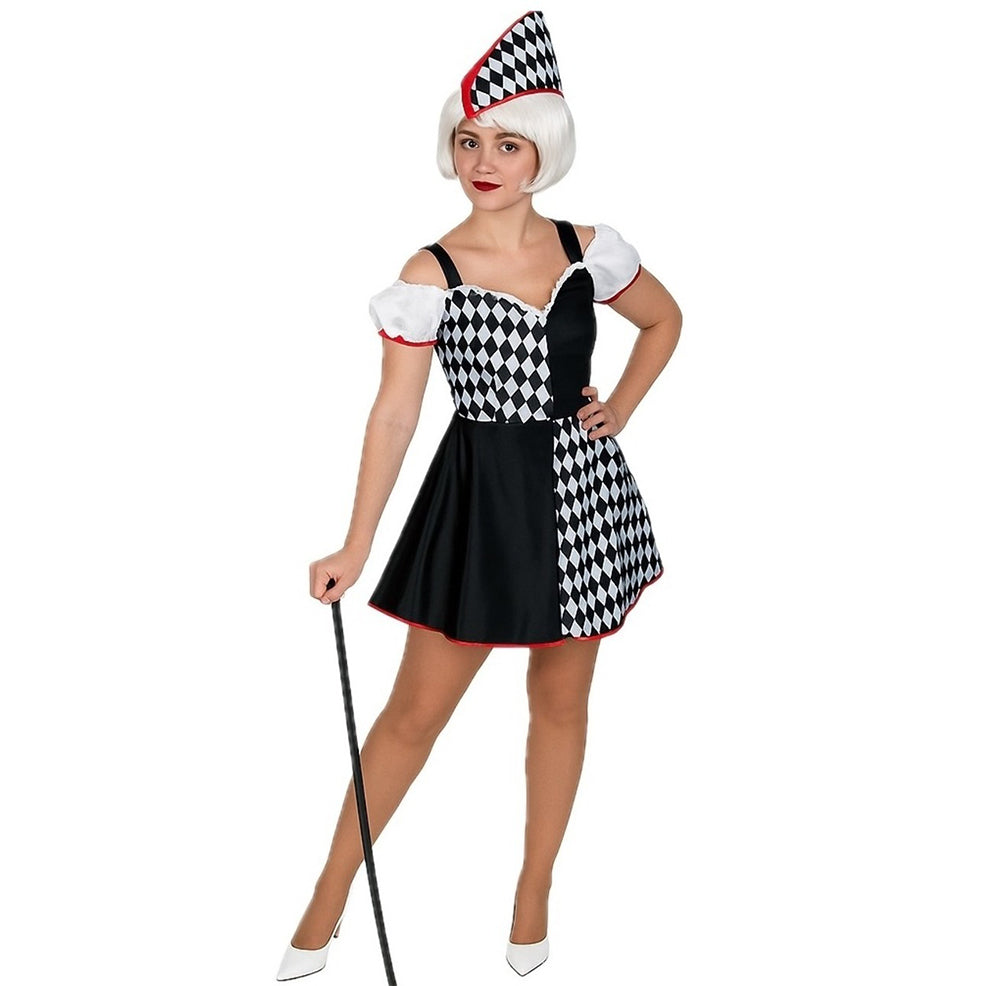 Fato de Arlequim vestido para Senhora