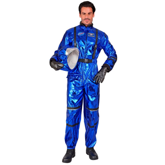Fato de Astronauta Space Azul para homem