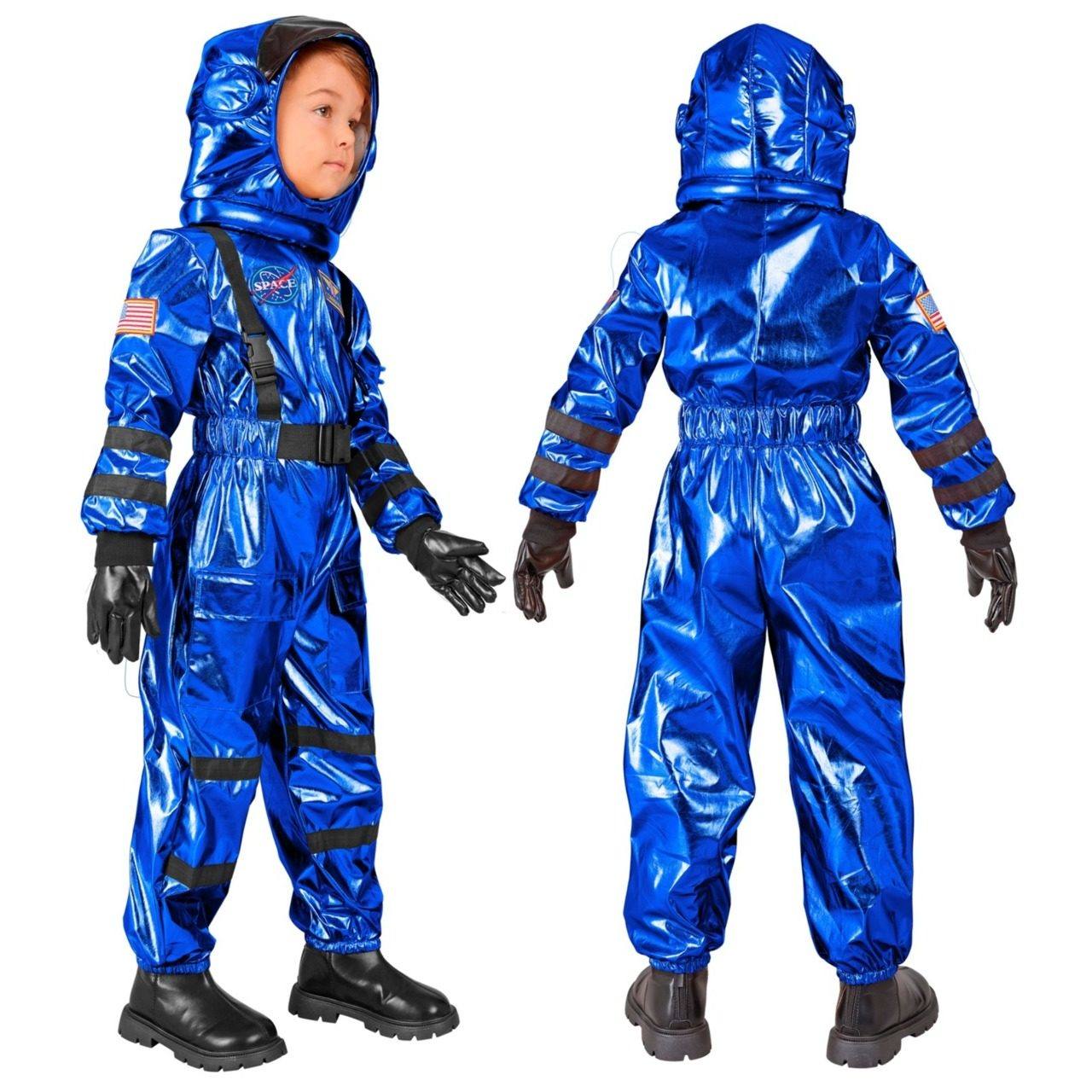 Fato de Astronauta Space Azul infantil