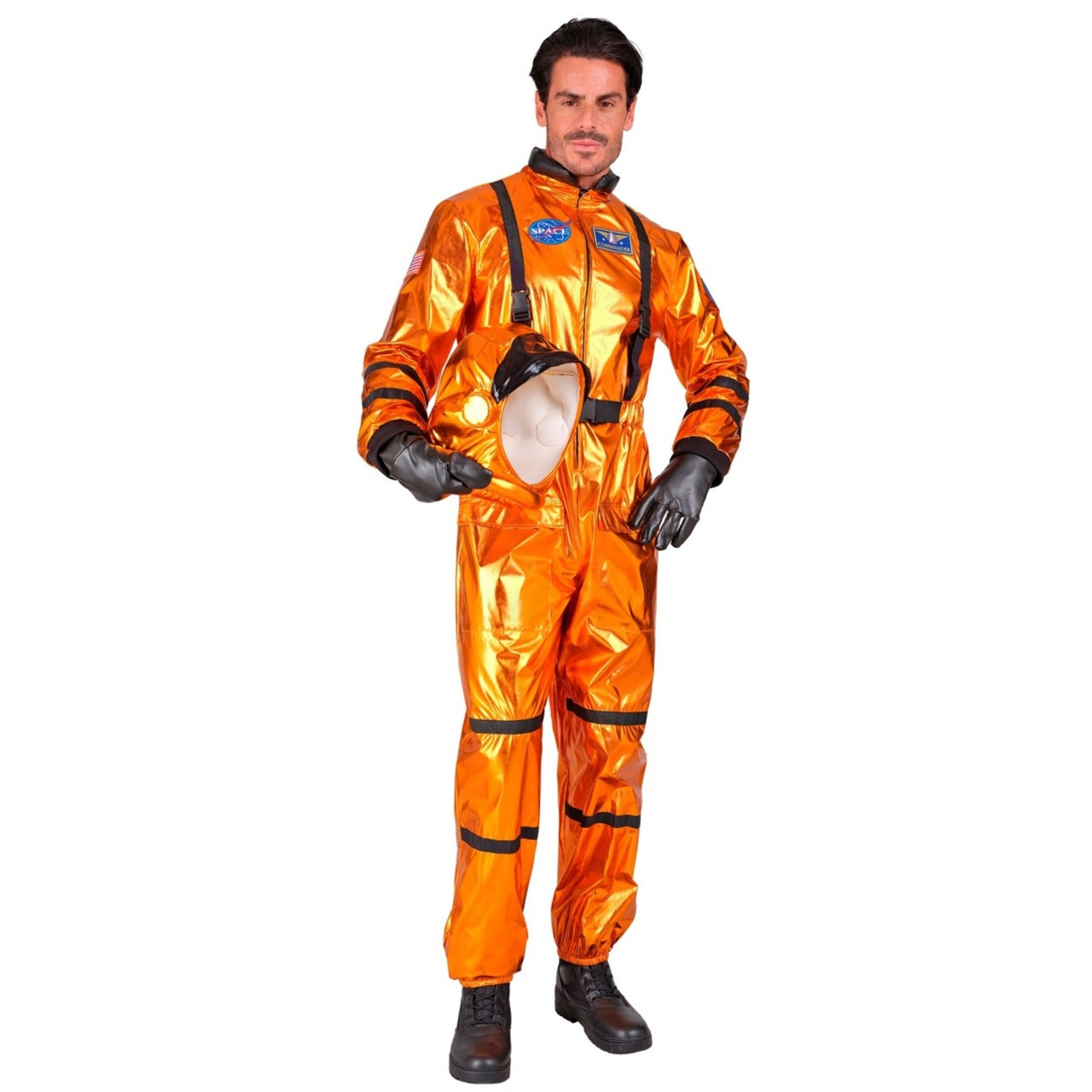 Fato de Astronauta Space Laranja para homem