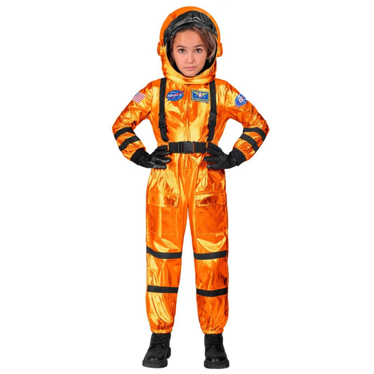 Fato de Astronauta Space Laranja infantil