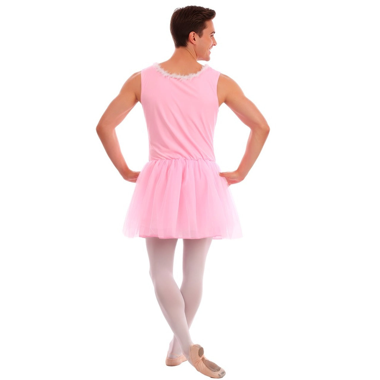 Fato de Bailarina Rosa para adulto