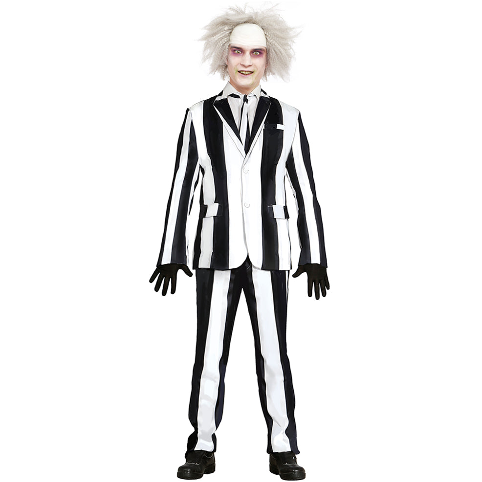 Fato de Fantasma às Riscas Eco para homem