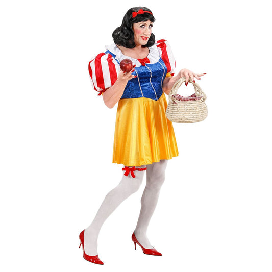 Fato de Branca de Neve Divertida para homem