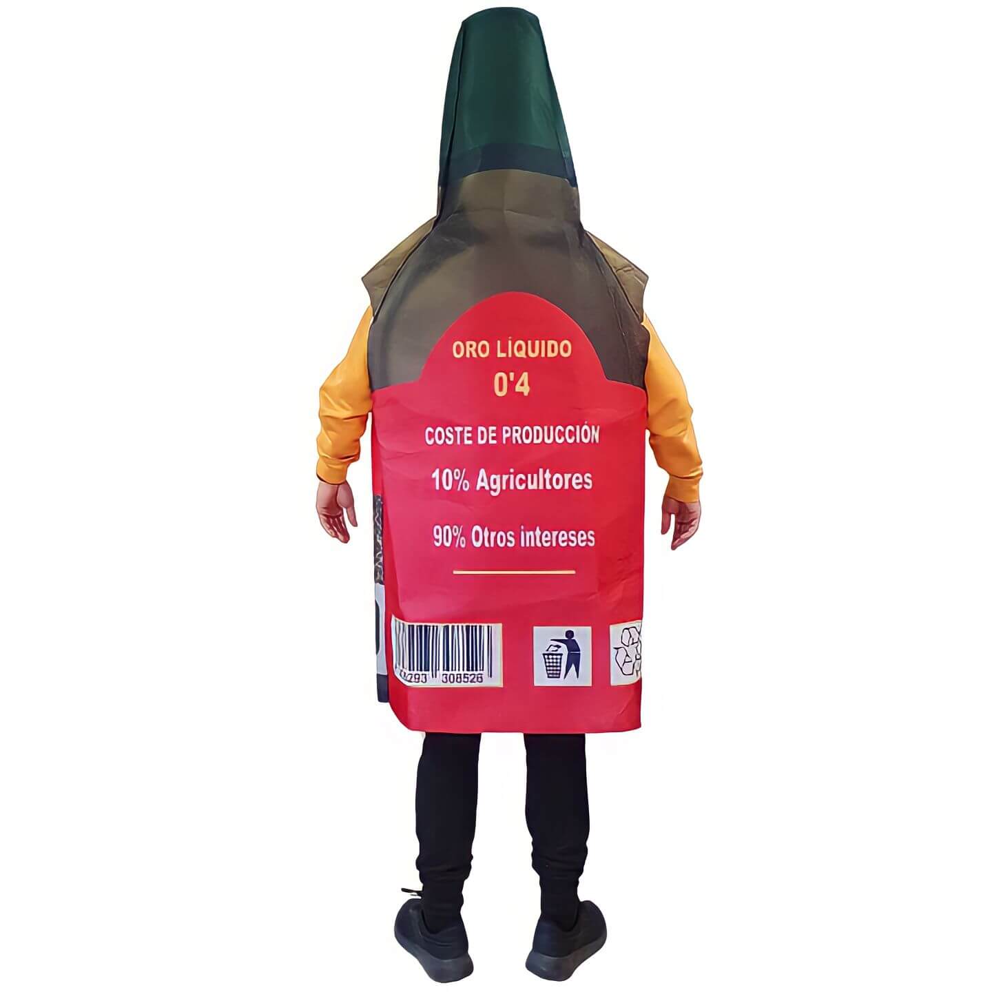 Fato de Garrafa de Óleo para adulto