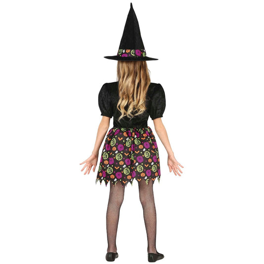 Fato de Bruxa Lisa para menina