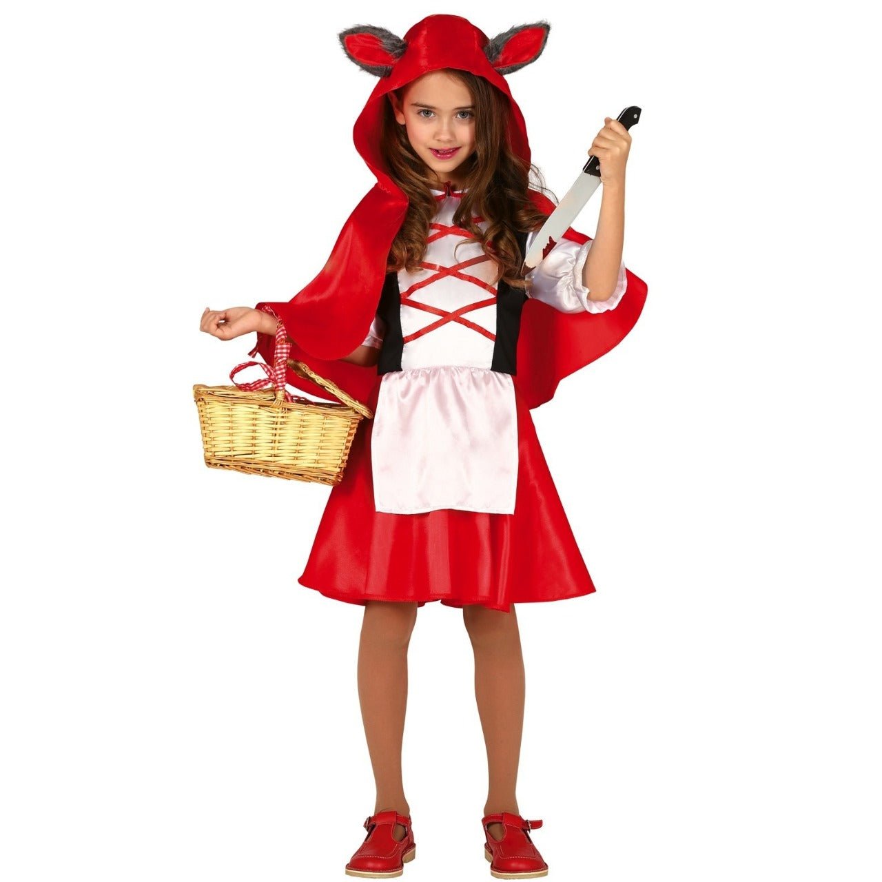 Fato de Capuchinho com Orelhas para menina