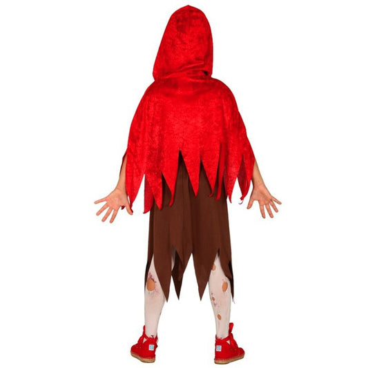 Fato de Chapeuzinho Vermelho para menina