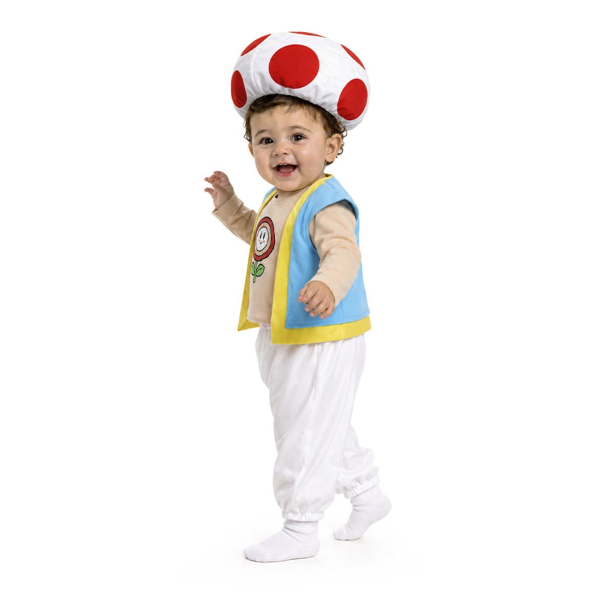 Fato de Cogumelo Toad para bebé
