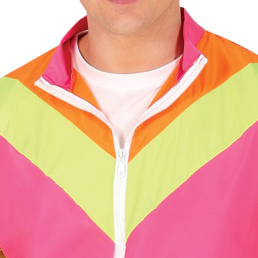 Fato de Treino Anos 80 Rosa para adulto