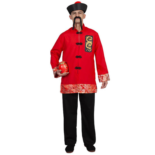Fato de Imperador Chinês homem