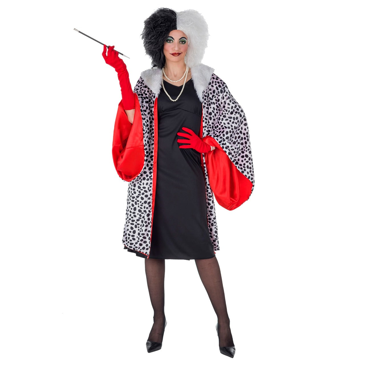 Fato de Cruella Casaco Deluxe para mulher