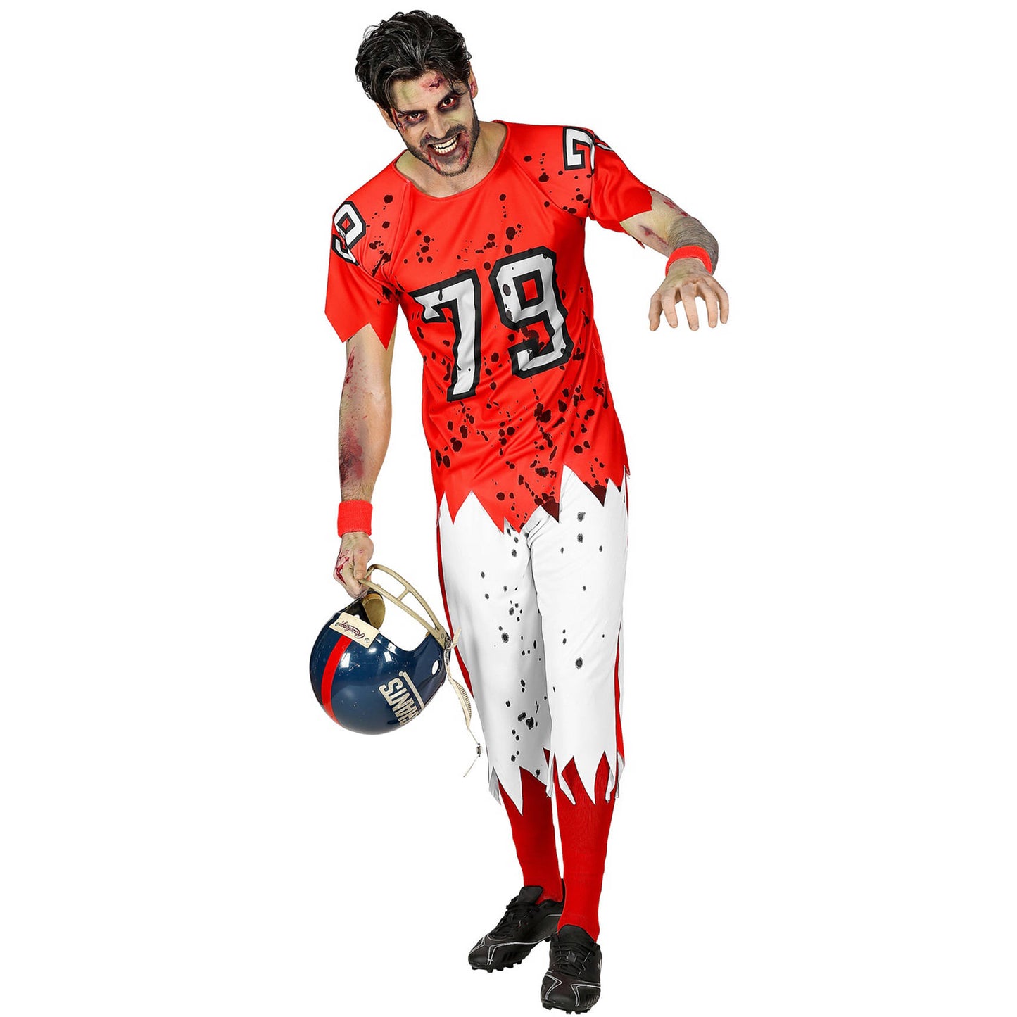 Fato de Jogador de Rugby Zombie adulto