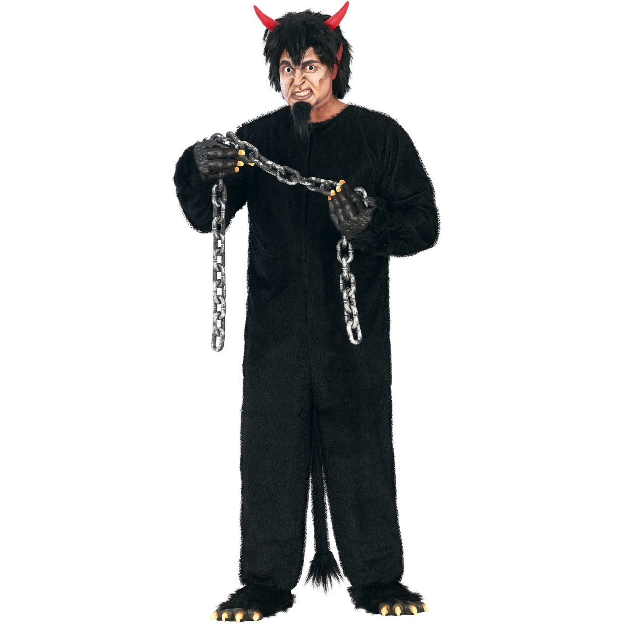 Fato de Demónio Krampus Deluxe para adulto