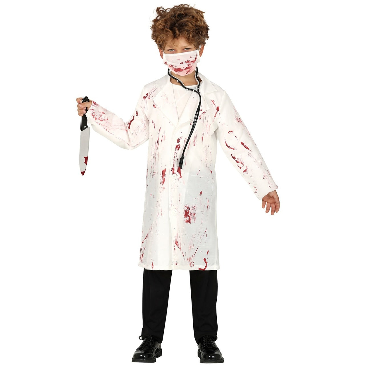 Fantasia de dentista sangrento infantil