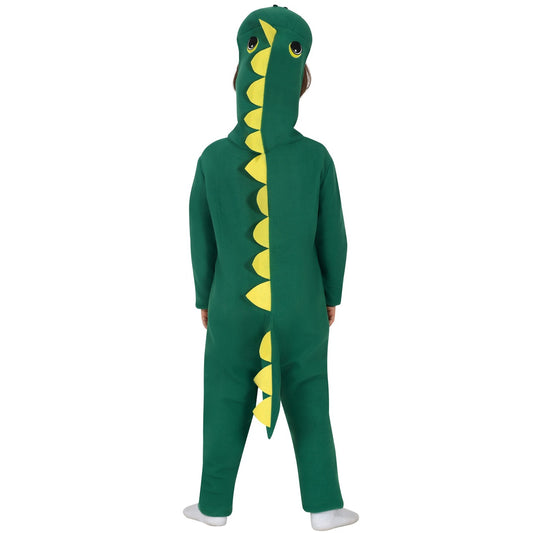 Fato de Dinossauro Verde Feroz infantil