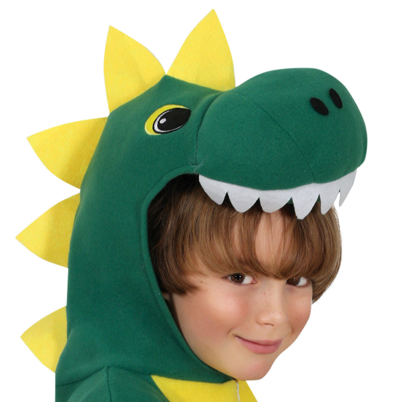 Fato de Dinossauro Verde Feroz infantil