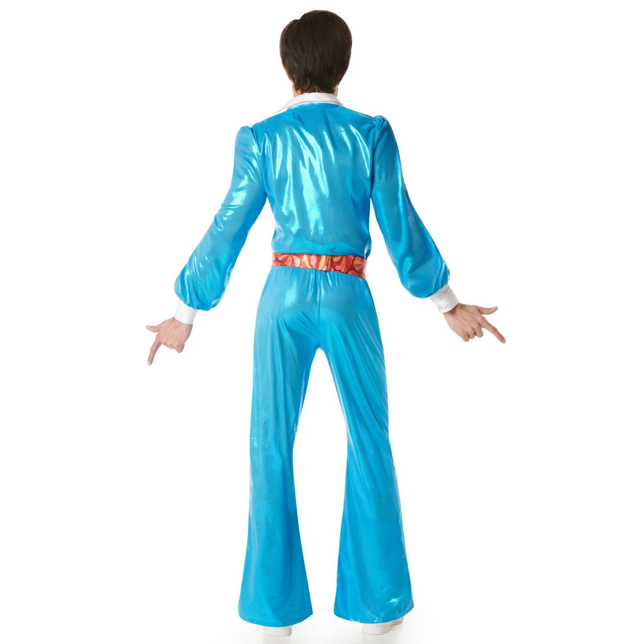 Fato de Disco Floral Anos 70 para homem
