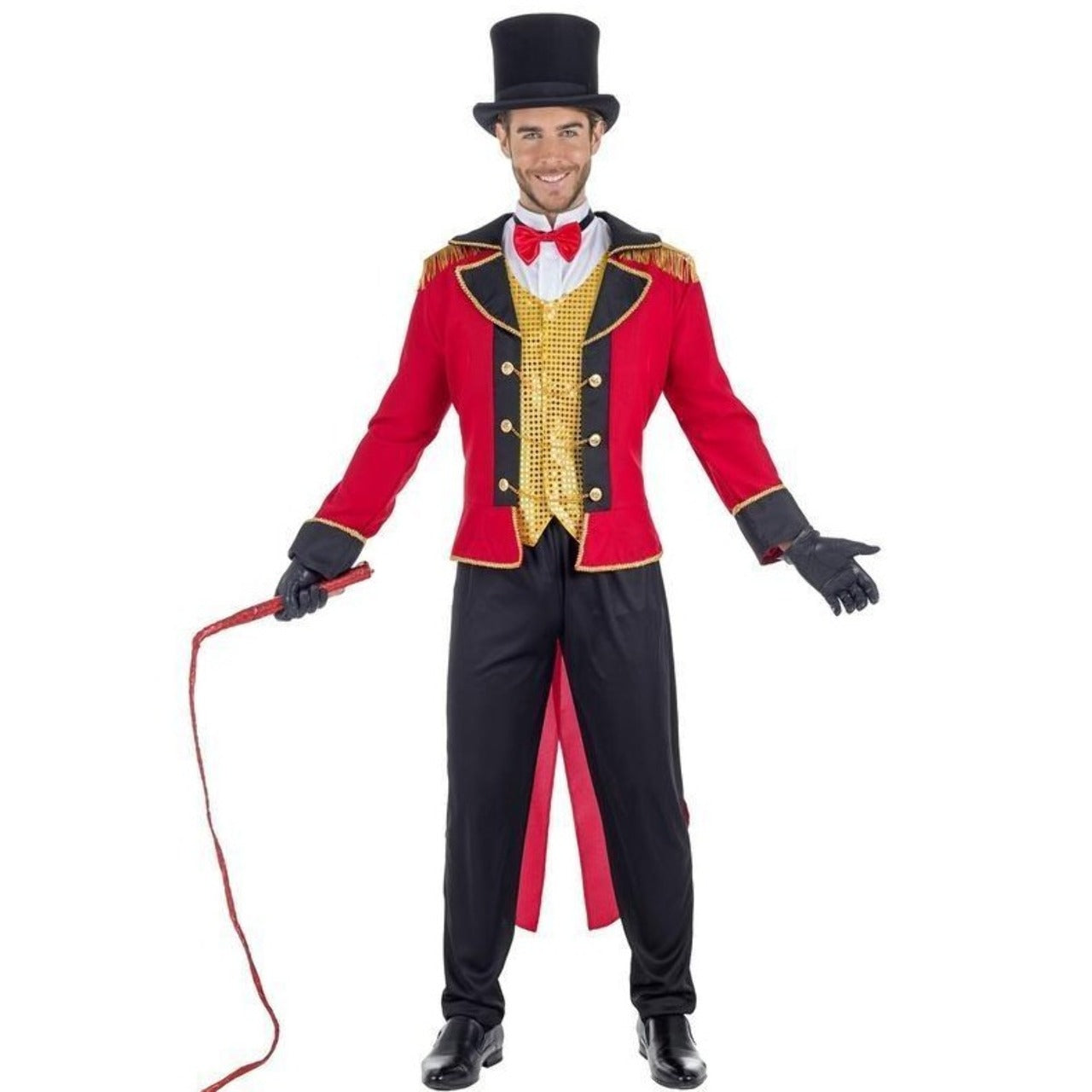 Fato de Domador Pajarita para homem