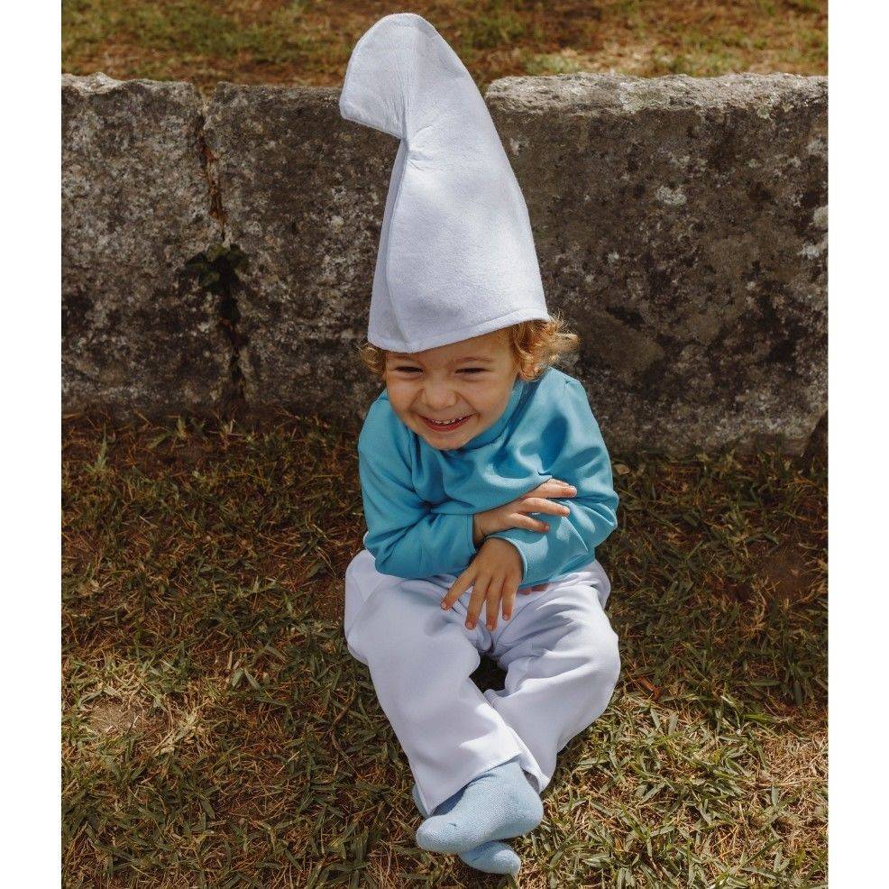 Fato de Duende Azul Clássico para bebé