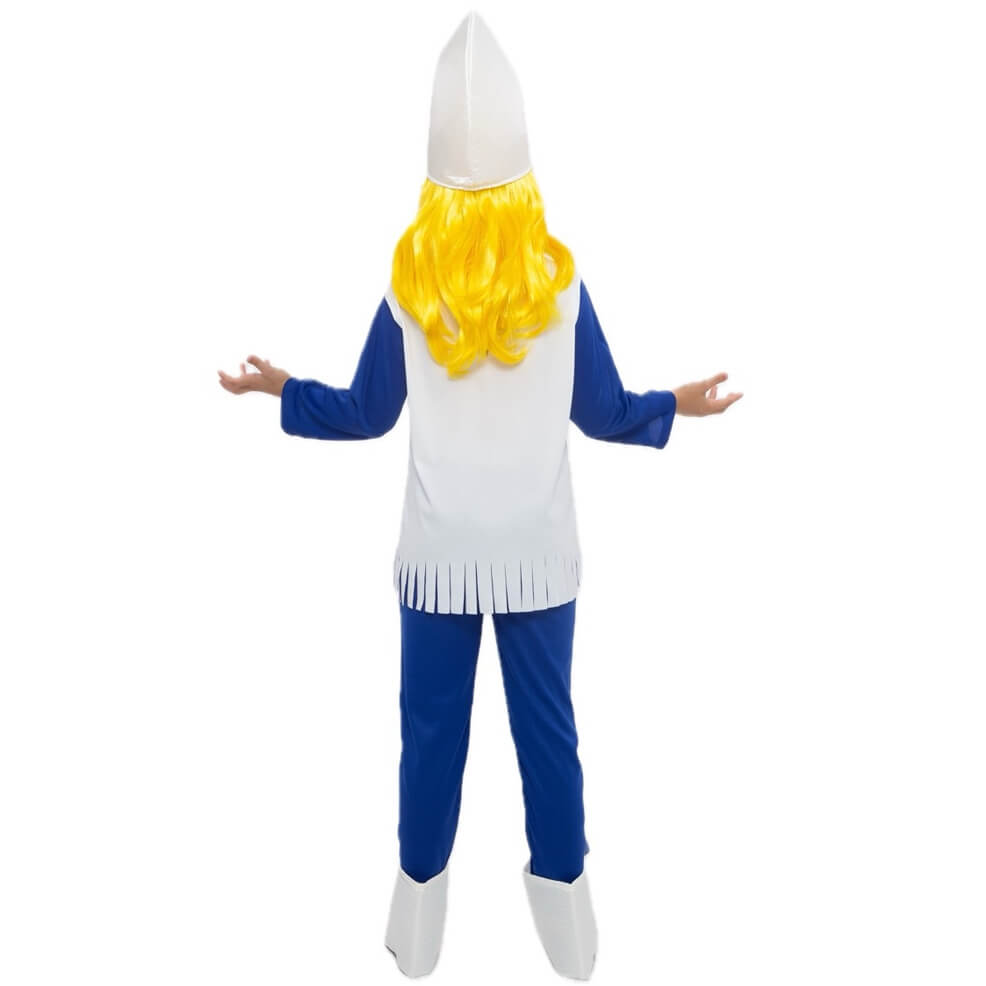Fato de Duende Azul com Sapatos para menina
