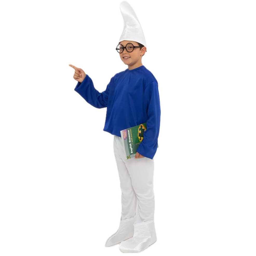 Fato de Duende Azul com Sapatos para criança