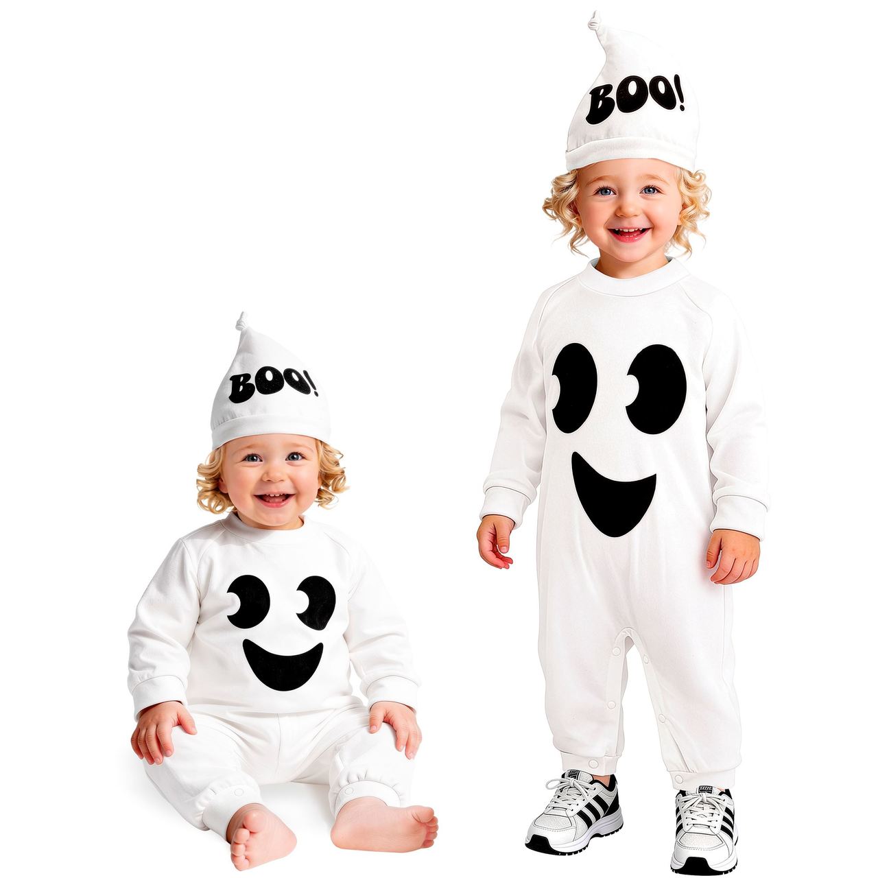 Fato de Fantasma Boo! para bebé