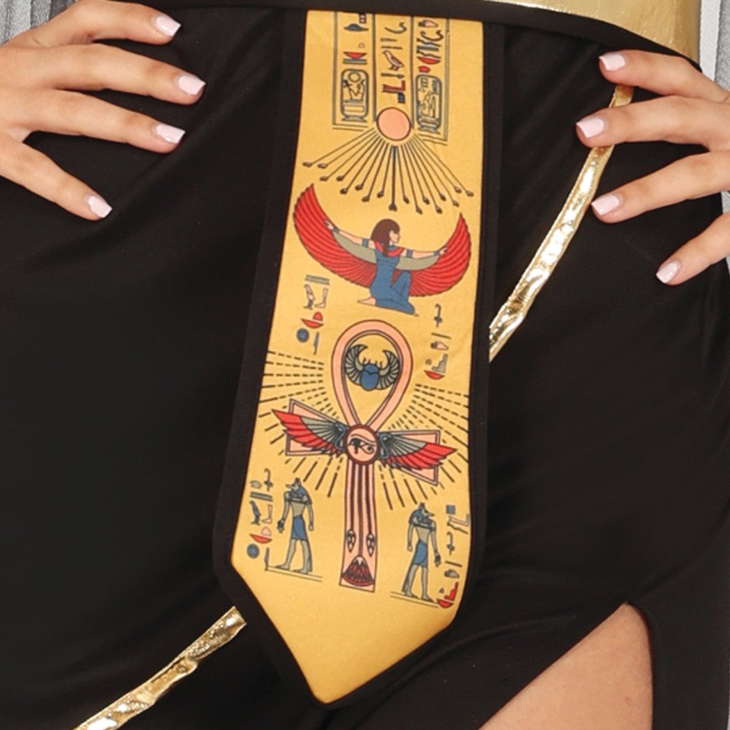 Fato de Faraó Egípcia Ouro para mulher