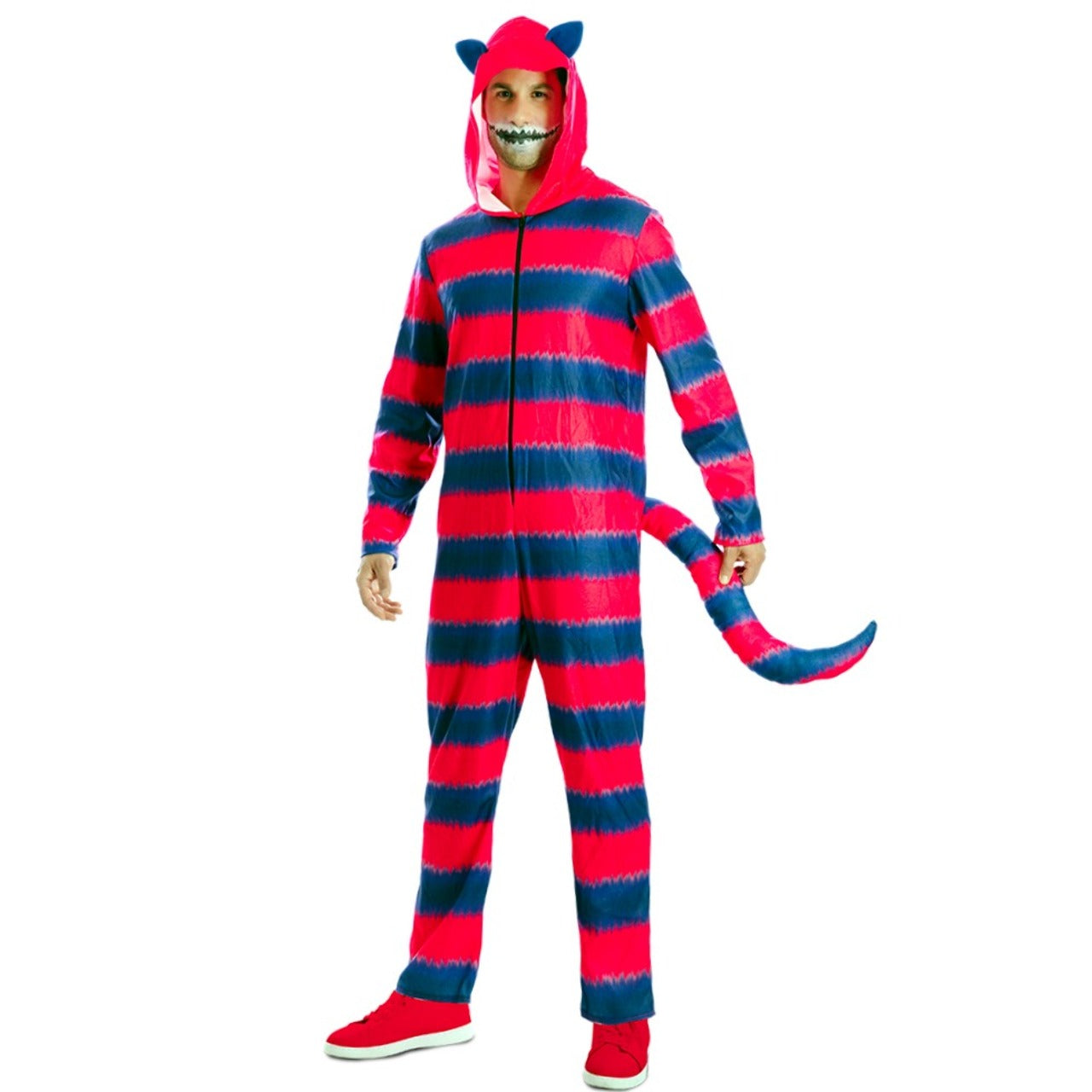 Fantasia listrada de Gato Cheshire para adultos