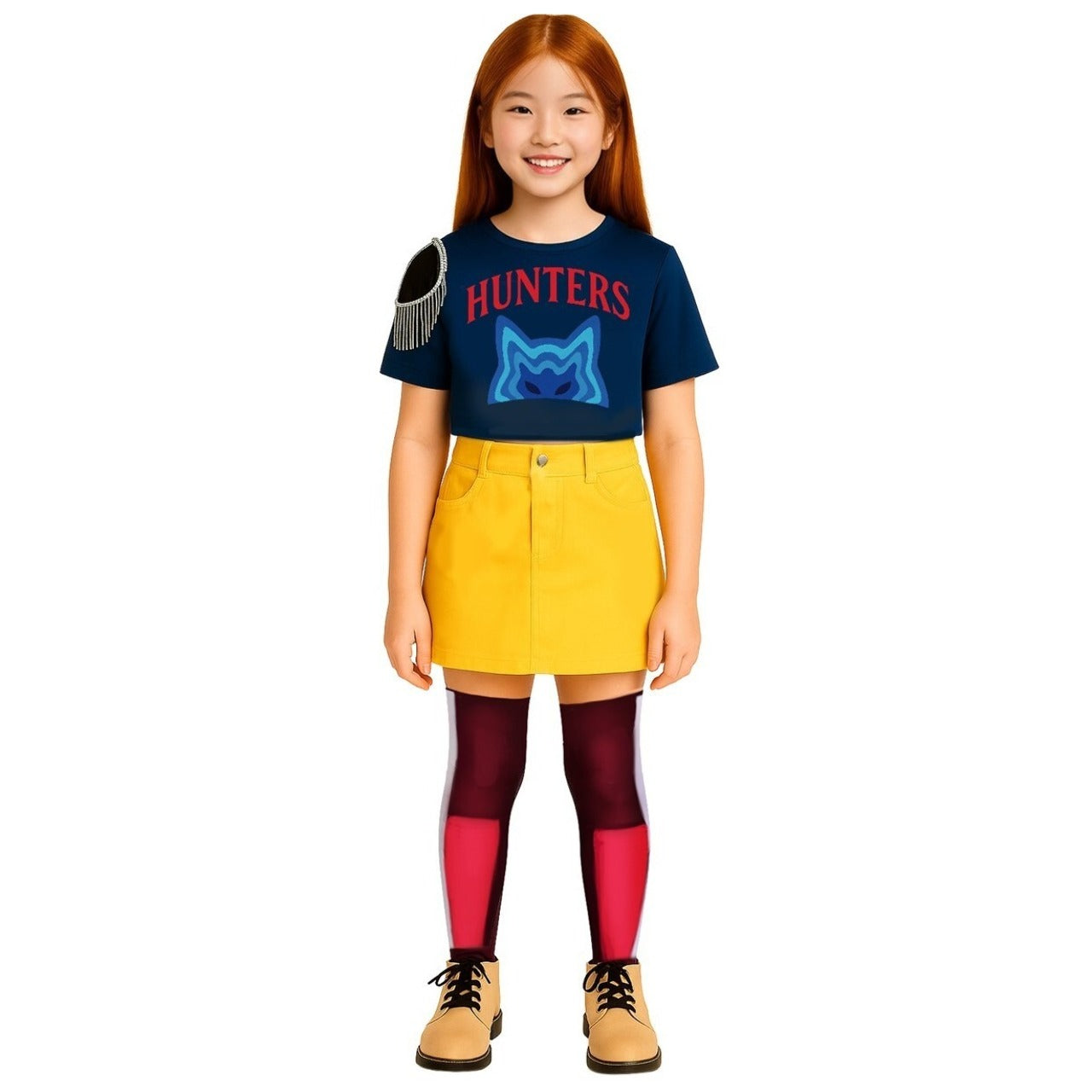 Fato de Guerreira K-Pop Mira para menina