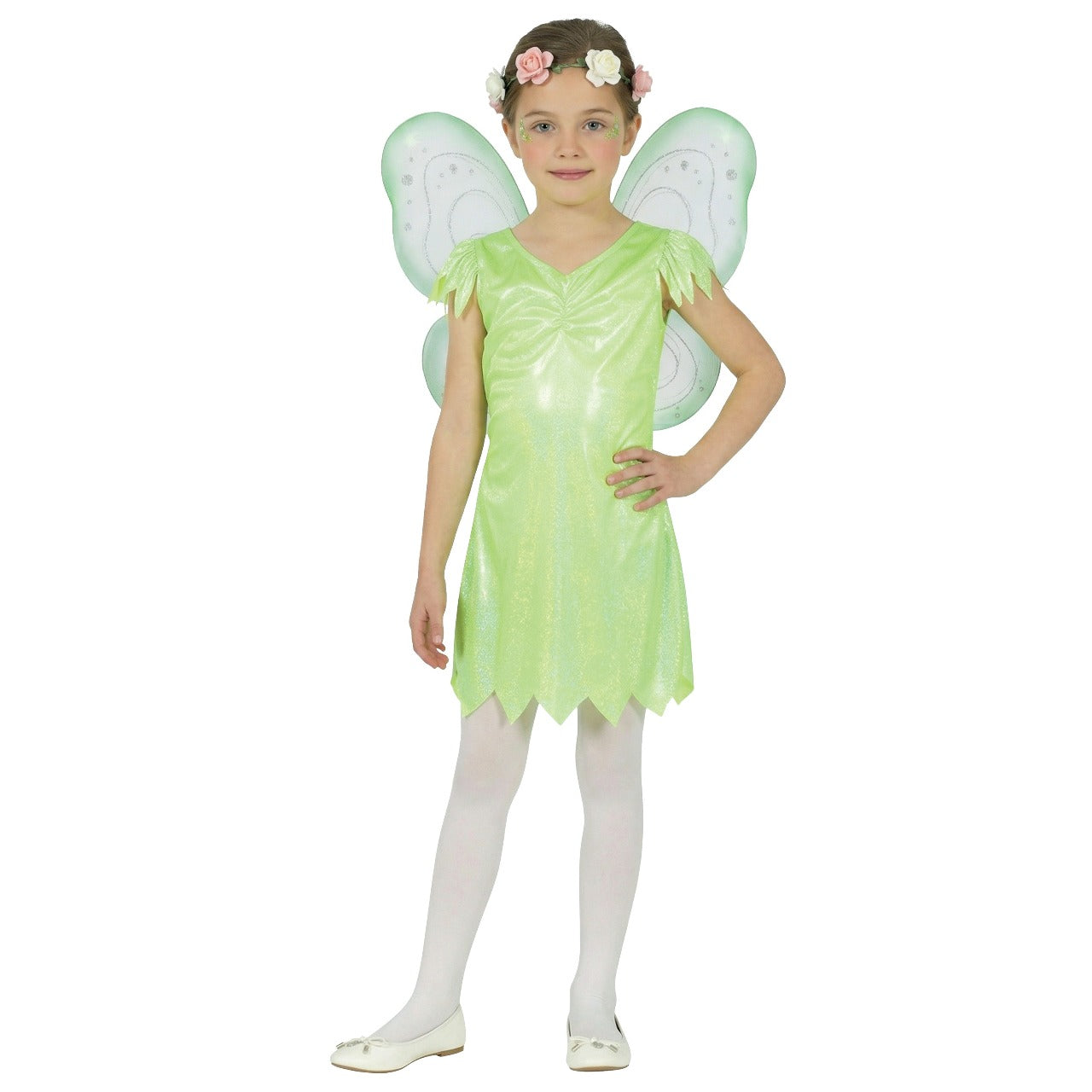 Fato de Fada Verde Eco para menina