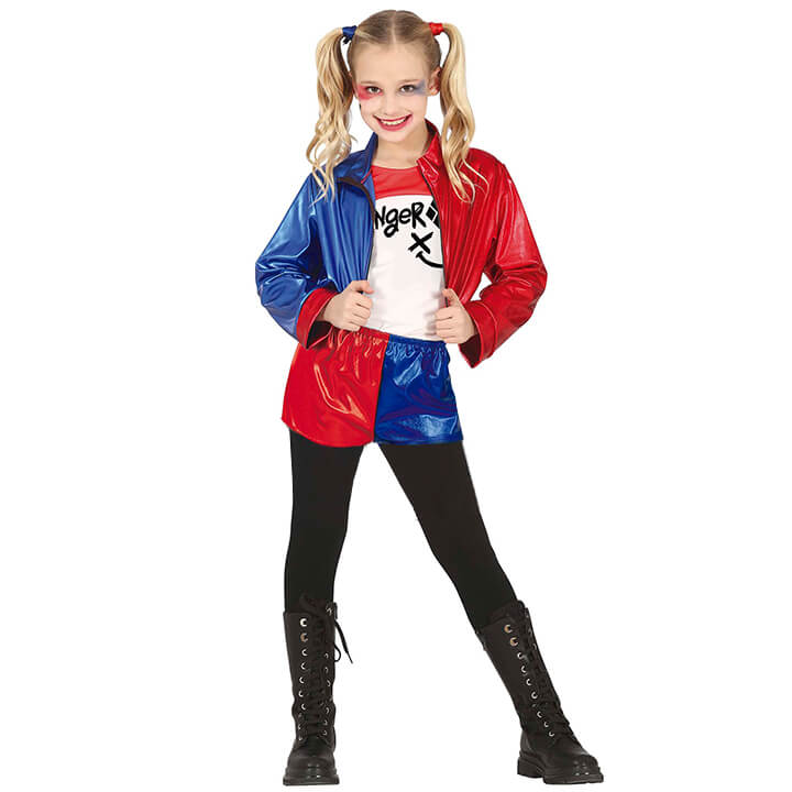 Fato de Harley Perigosa para menina