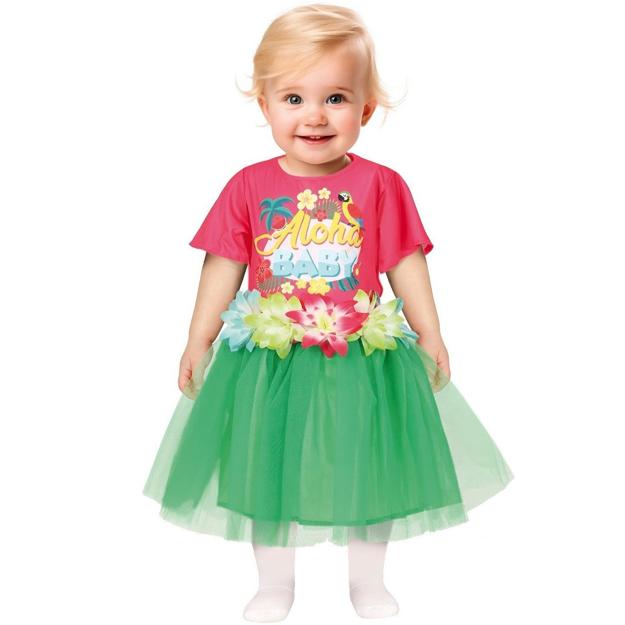 Fato Havaiana tropical para bebe