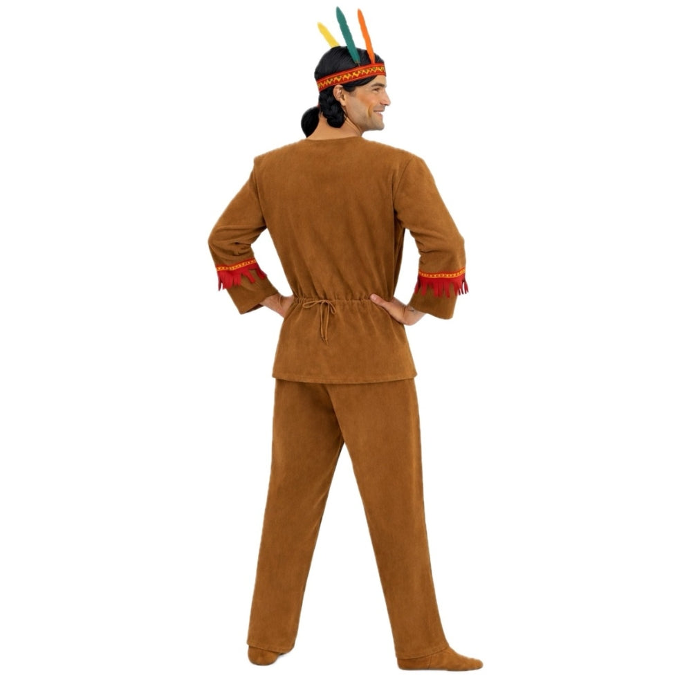 Fato de Índio Comanche para homem