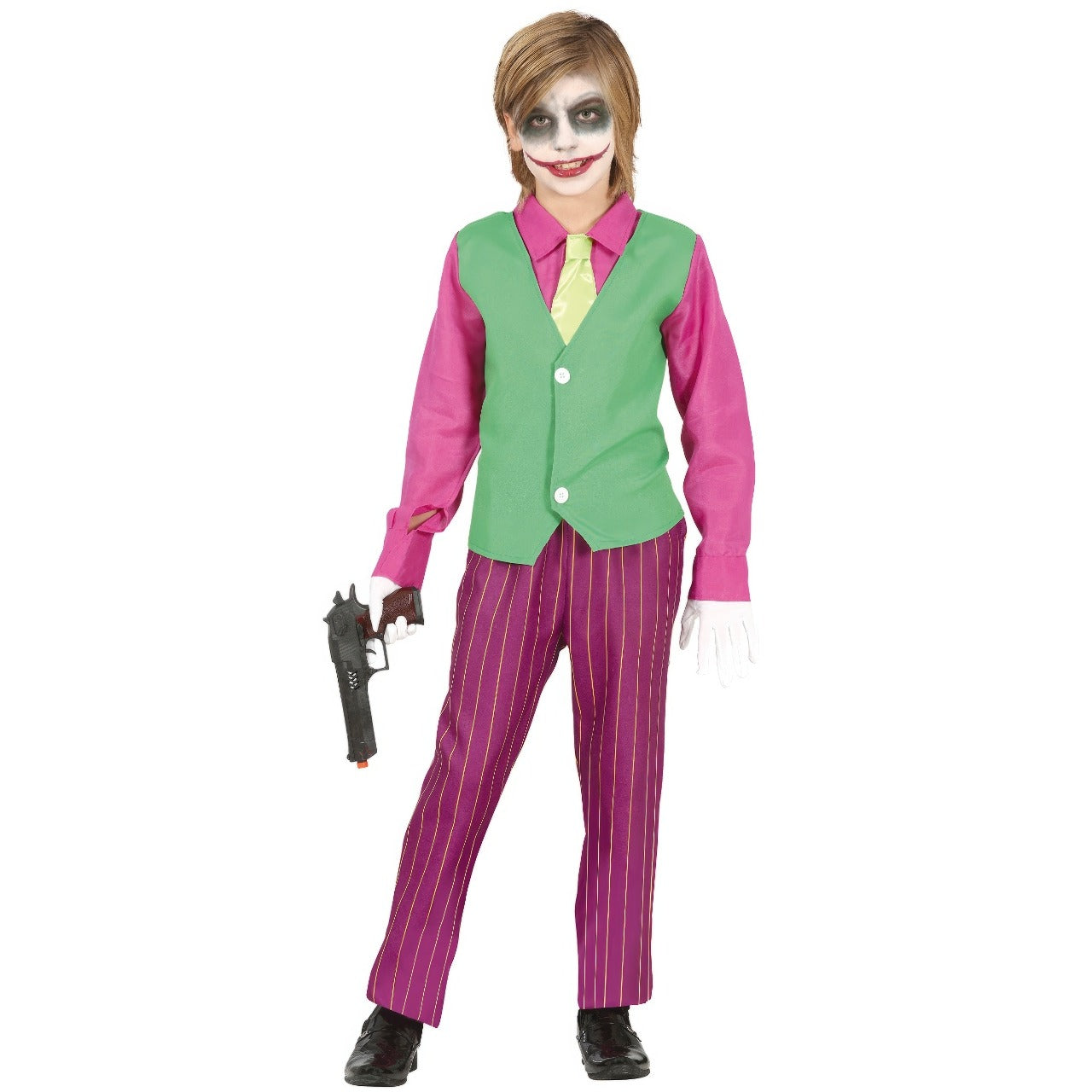 Fato de Vilão Joker para menino