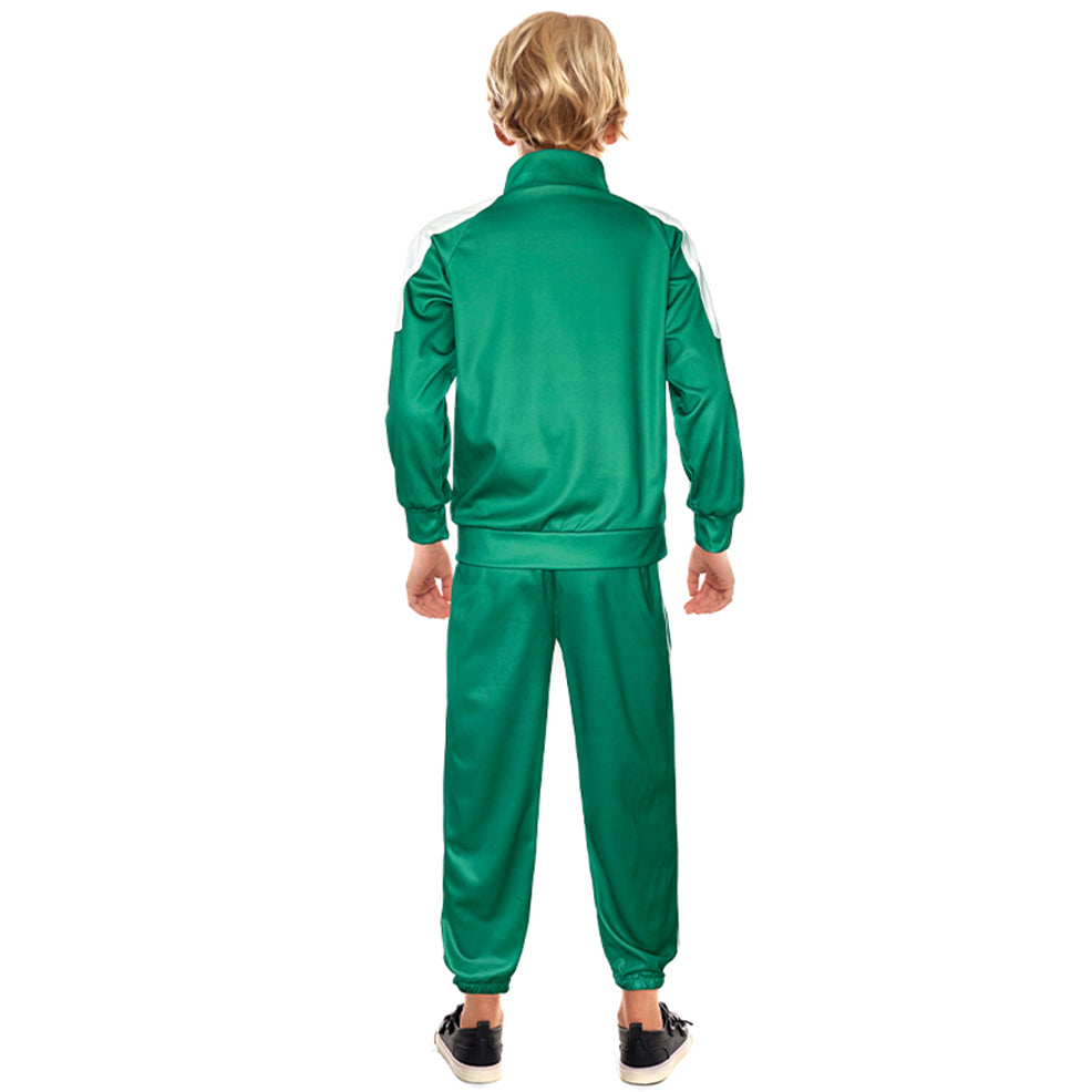 Fato do Squid Game Jogador Verde infantil