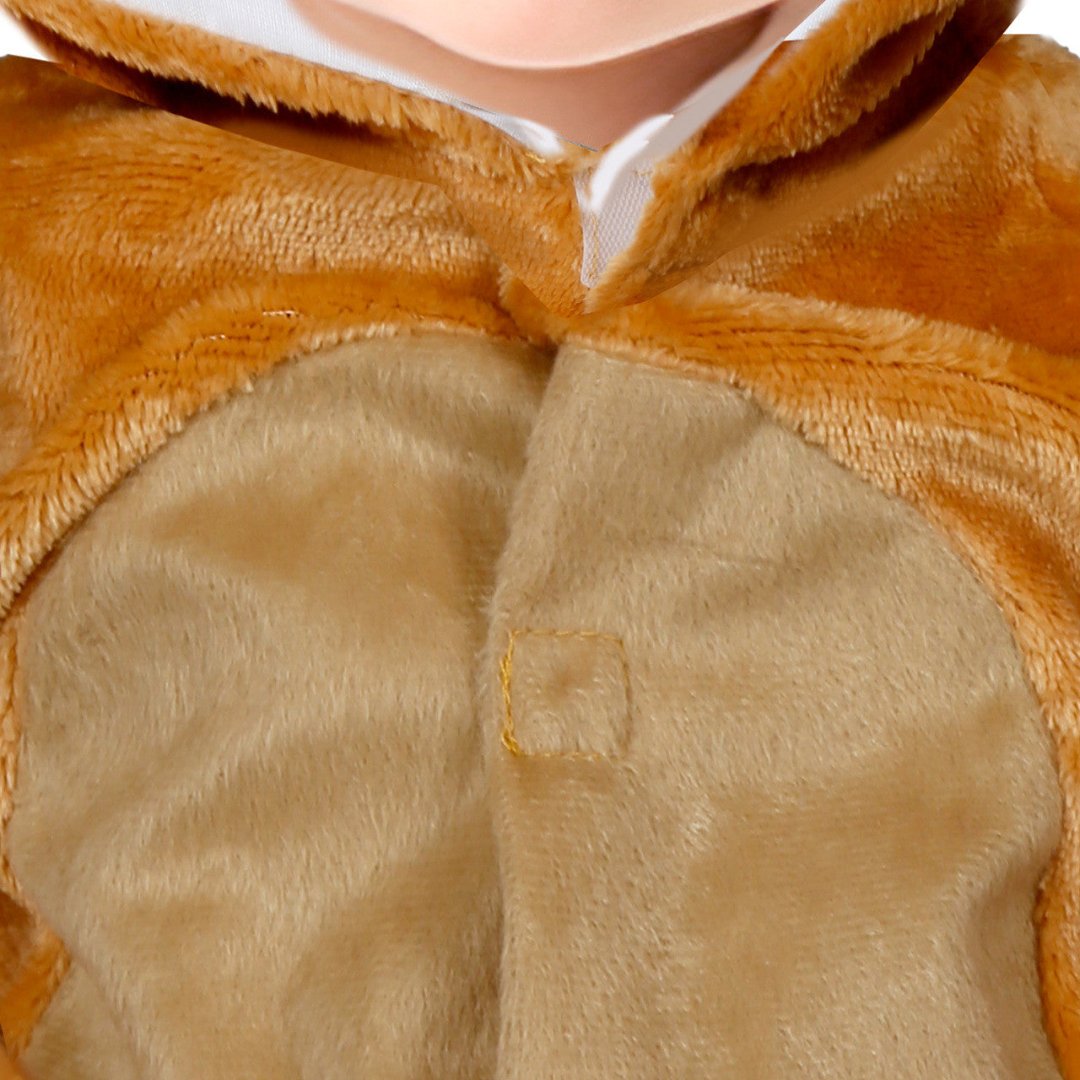 Fato de Leão real para bebé